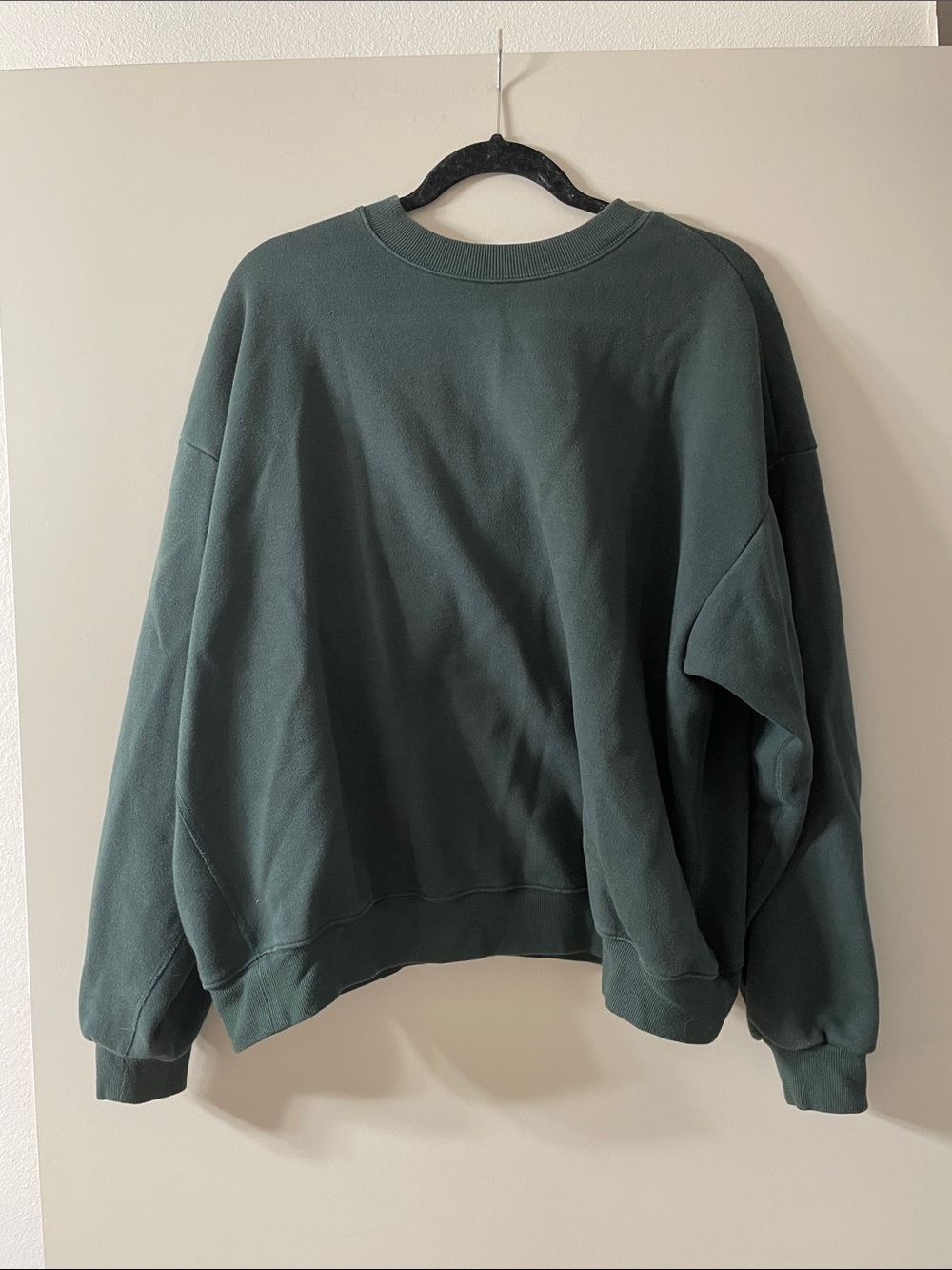 SKIMS Dark Green Crewneck Sweatshirt Size XL